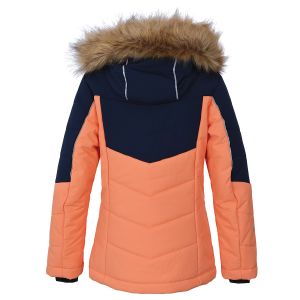 Hannah Leane Jr Çocuk Kayak Mont Dress Blues-Cantaloupe