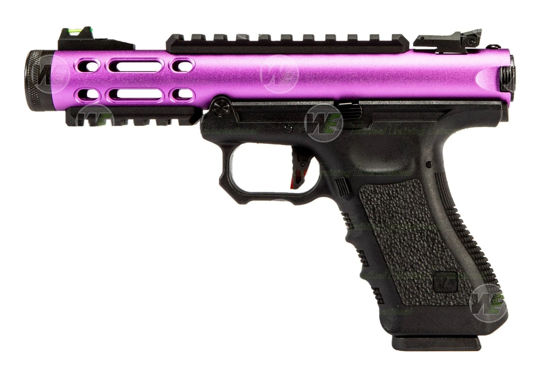 WE GALAXY PL Glock/Ruger HYBRID GBB Airsoft Tabanca PURPLE Mor