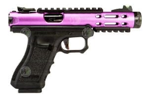 WE GALAXY PL Glock/Ruger HYBRID GBB Airsoft Tabanca PURPLE Mor