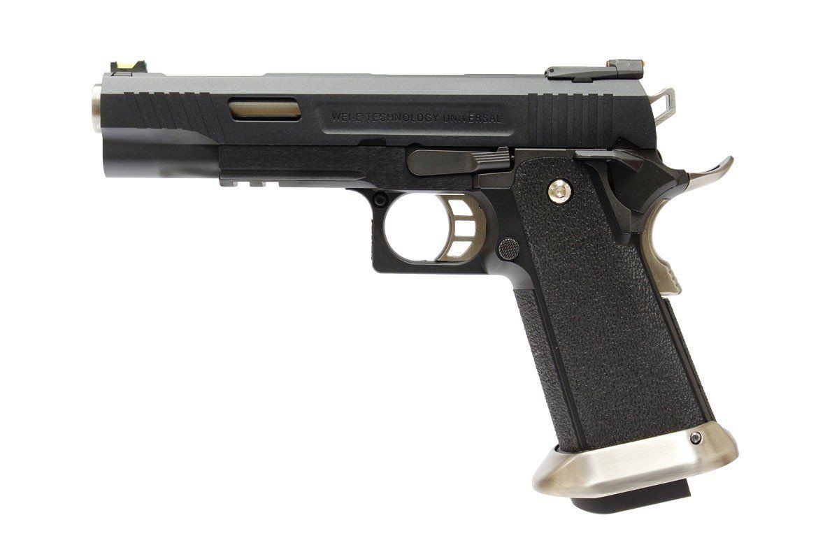 WE Hi-Capa Force 5.1 BK - GBB FULL METAL Airsoft Tabanca Siyah