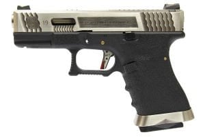 WE Glock G19 T7 GBB Airsoft Tabanca SV Kızak / SV Namlu / BK Gövde