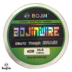 BOJIN 4X Braıd İp Misina 0.25 mm  400 m  Yeşil