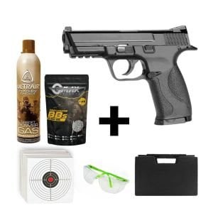 KWC Smith & Wesson KC48 + Green Gas + 0.20gr BB + Taşıma Çantası + Atış Gözlüğü