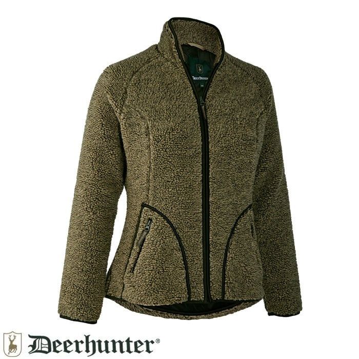 DEERHUNTER Lady Geneva Fiber Yeşil Yünlü Mont