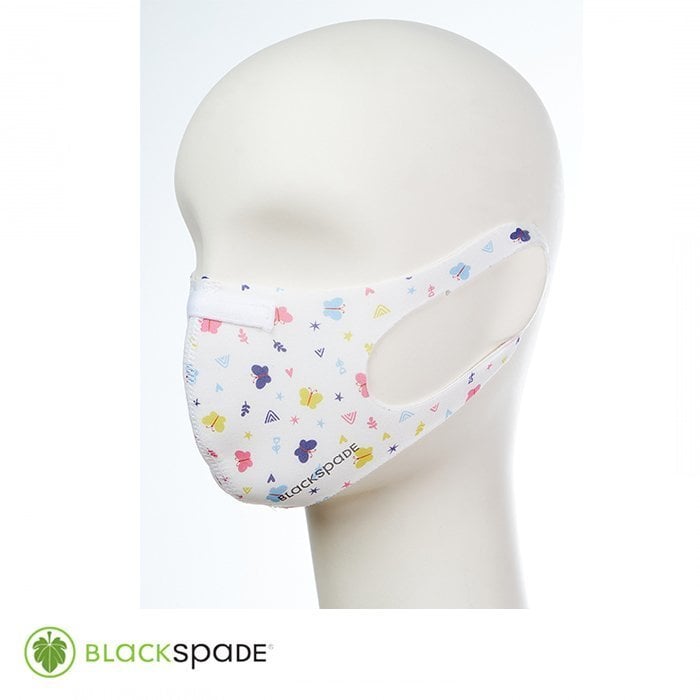 BLACKSPADE Çocuk Koruyucu Maske Kelebek Desen S1