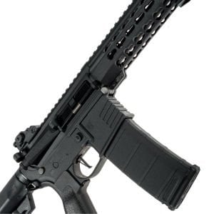 Delta Armory M4 AR15 KeyMod 10'' Charlie PiL ŞARJ SET Airsoft Tüfek Siyah