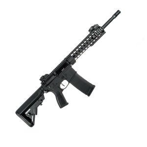 Delta Armory M4 AR15 KeyMod 10'' Charlie PiL ŞARJ SET Airsoft Tüfek Siyah