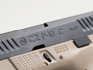 CZ P-10C, CO2, Çift Tonlu Siyah/FDE (19923)