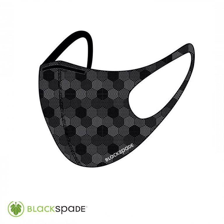 BLACKSPADE Unisex Koruyucu Maske Dağınık Desen S