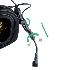 Opsmen Earmor M32 Plus Haki Yeşil Elektronik Atış Kulaklığı