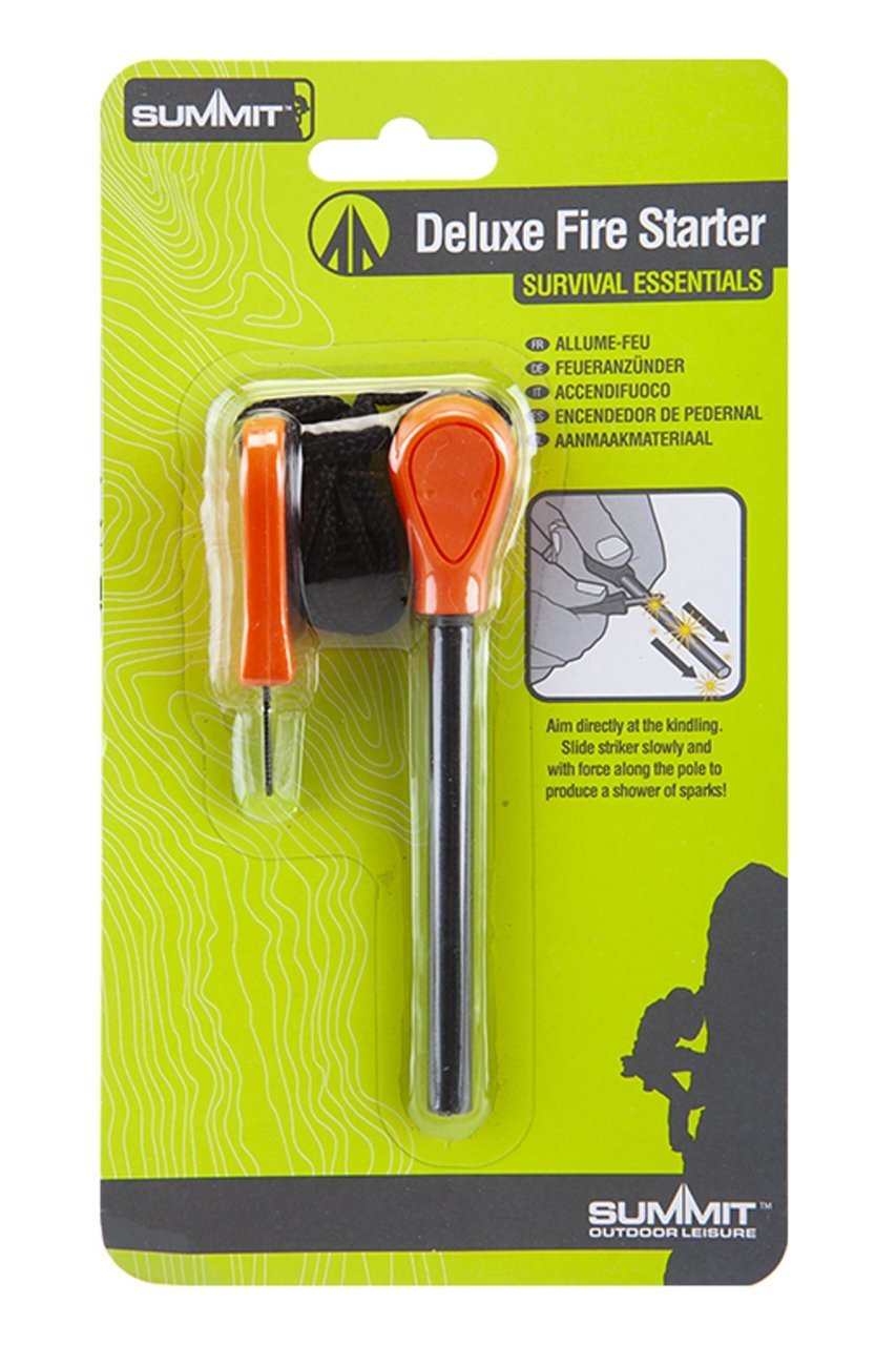 Summit Deluxe Fire Starter Ateş Yakma Kiti Black Black