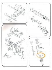 WE 1911 GBB Şarjör O-Ring Parça #80
