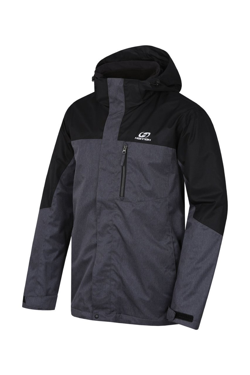 Hannah Sigfred 3 in1 Outdoor Jacket Mel - Anthracite