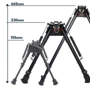 HAREKETLİ HARRIS TİPİ BIPOD AYAK 6''