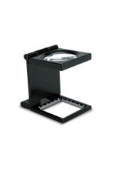 Konus Linen Tester 6x 55x50 With Dual Led Light Masa Üstü Işıklı Büyüteç SİYAH