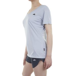 Alpinist Knockout Ultra Dry Kadın T-Shirt Açık Gri