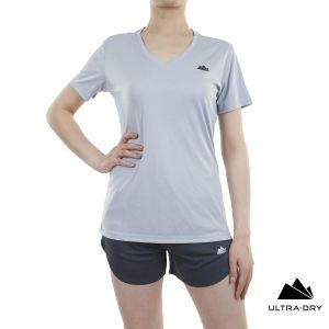 Alpinist Knockout Ultra Dry Kadın T-Shirt Açık Gri