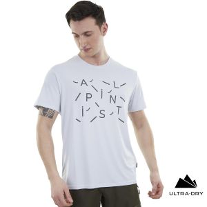 Alpinist Baseline Ultra Dry Erkek T-Shirt Beyaz