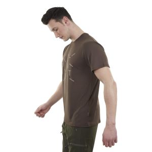 Alpinist Baseline Ultra Dry Erkek T-Shirt Kahverengi Kahverengi - S