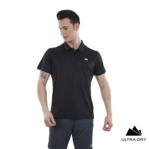 Alpinist Horizons Ultra Dry Erkek Polo T-Shirt Siyah