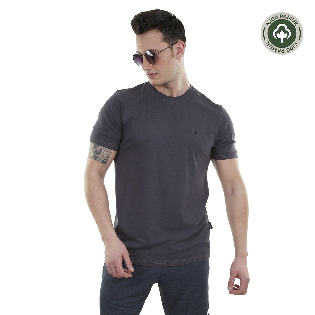 Alpinist Lucid Erkek T-shirt Antrasit