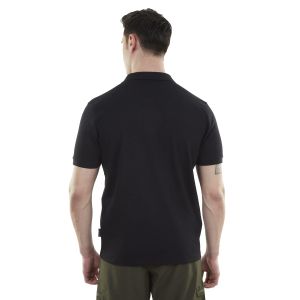 Alpinist Edge Erkek Polo T-Shirt Siyah