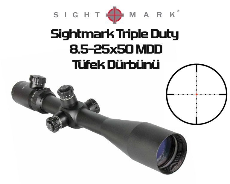 Sightmark Triple Duty 8.5-25x50 MDD Tüfek Dürbünü