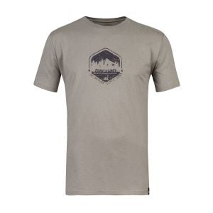 Hannah Ramone Baskılı Erkek T-Shirt Timber Wolf