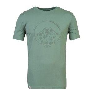 Hannah Ravi Baskılı Erkek T-Shirt Oil Green