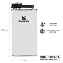 Stanley Klasik Paslanmaz Çelik Cep Matarası 0.23 Lt