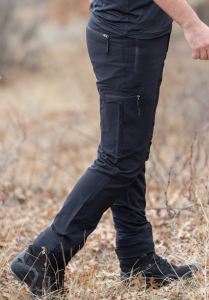 Gray Hıll Siyah Esnek Trekking Pantolon