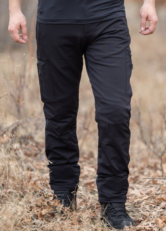 Gray Hıll İçi Şardonlu Kışlık Outdoor Pantolon (Siyah)