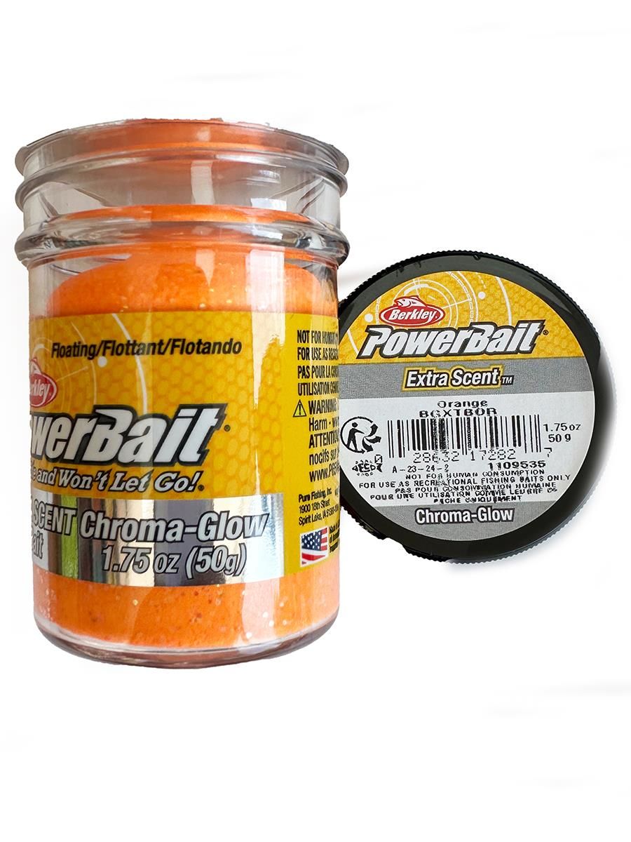 Berkley Power Bait Extra Scent Orange Chroma-Glow