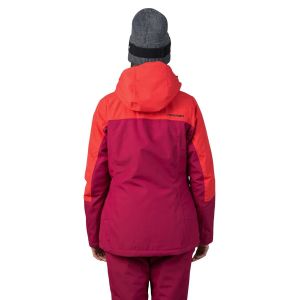 Hannah Maky Col Kadın Outdoor Mont poinsettia/anemone
