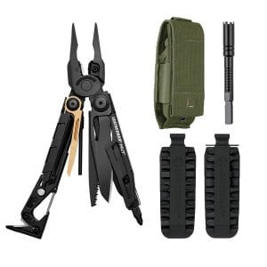 Leatherman Mut Black Set - Yeşil Molle Kılıf