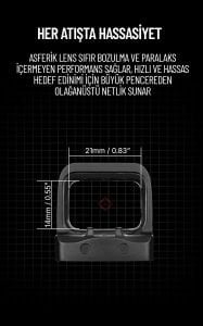 OSİGHT S 2 MOA DOT & 32 MOA CİRCLE RED DOT