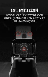OSİGHT S 2 MOA DOT & 32 MOA CİRCLE RED DOT