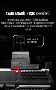 OSİGHT S 2 MOA DOT & 32 MOA CİRCLE RED DOT