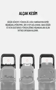 OSİGHT S 2 MOA DOT & 32 MOA CİRCLE RED DOT