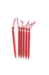 MSR Mini Groundhog Stake Kit V2 Çadır Kazığı 6'lı Red