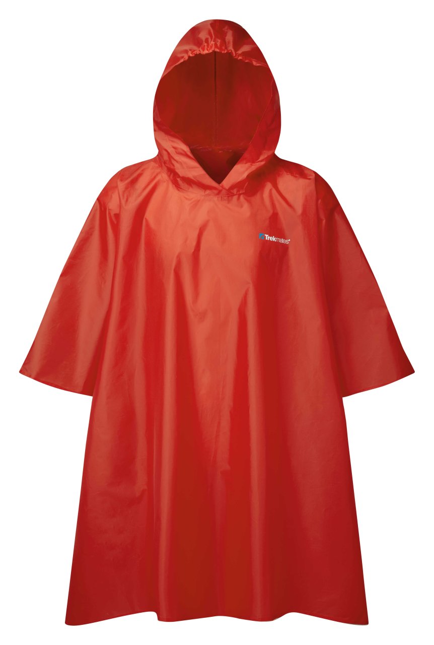 Essential Poncho Red