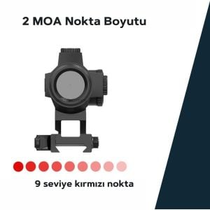 Vector Optics Maverick-II Plus 1x22 DBR Red Dot Nişangah SCRD-PD12