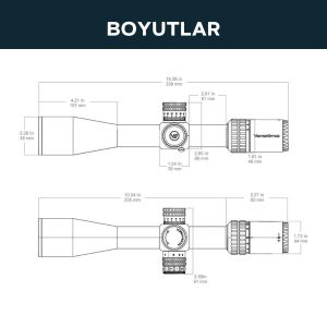 Vector Optics Orion ProMax 3-18x50HD SFP Tüfek Dürbünü SCOL-57