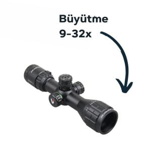 Victoptics C3 3-9x32 SFP KISA Tüfek Dürbünü OPSL-28