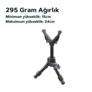 ROKSTAD Tüfek Dayanağı İçin Tripod Ayak 20-26cm RSGR-06