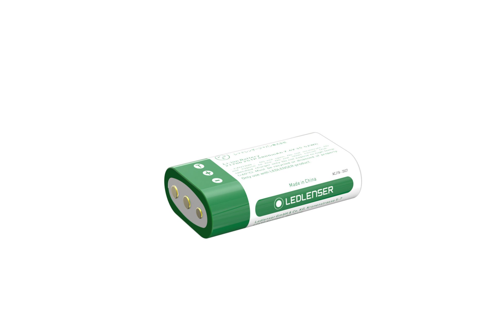 Li-ion 2x 21700  4800 mAh pil