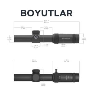 Vector Optics Forester JR 1-4x24 SFP Tüfek Dürbünü