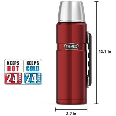 THERMOS SK 2010 STAINLESS KING LARGE CRANBERRY 1.2 LT. 140936