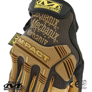 Mechanix Wear® M-Pact Durahide Leather Deri Eldiven (Siyah/Kahve) LMP-75