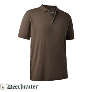 DEERHUNTER Christian Polo Kahverengi Tişört 2XL